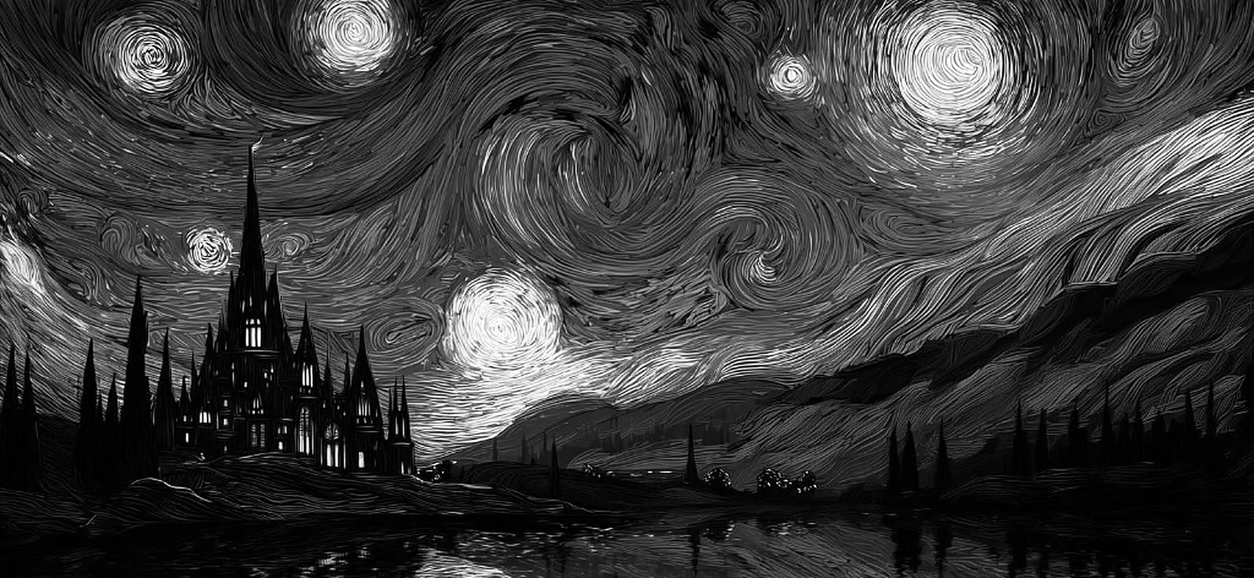 Cosmic Starry Sky and Atmospheric Visual for About Hazik Section